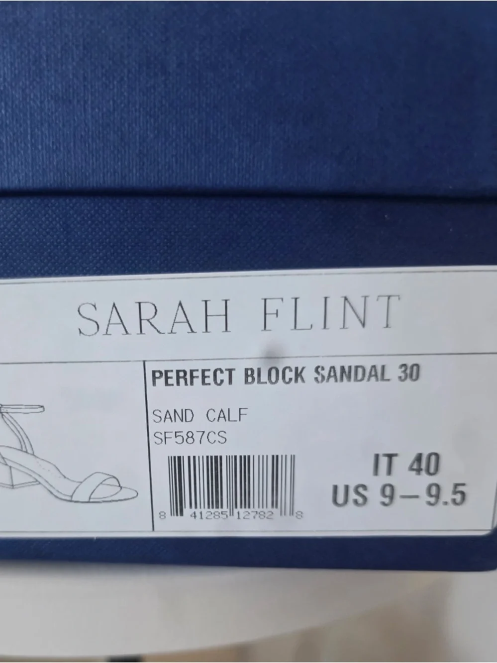 Sarah Flint Perfect Block Sandal. IT 40 - Picture 4 of 4